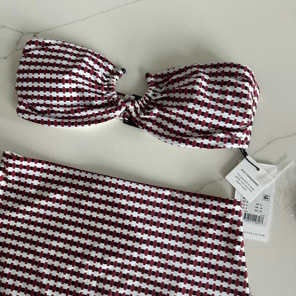 Jets Zarla Geo High Waist Boyleg and  Bandeau set  US 4 New - Picture 7 of 8